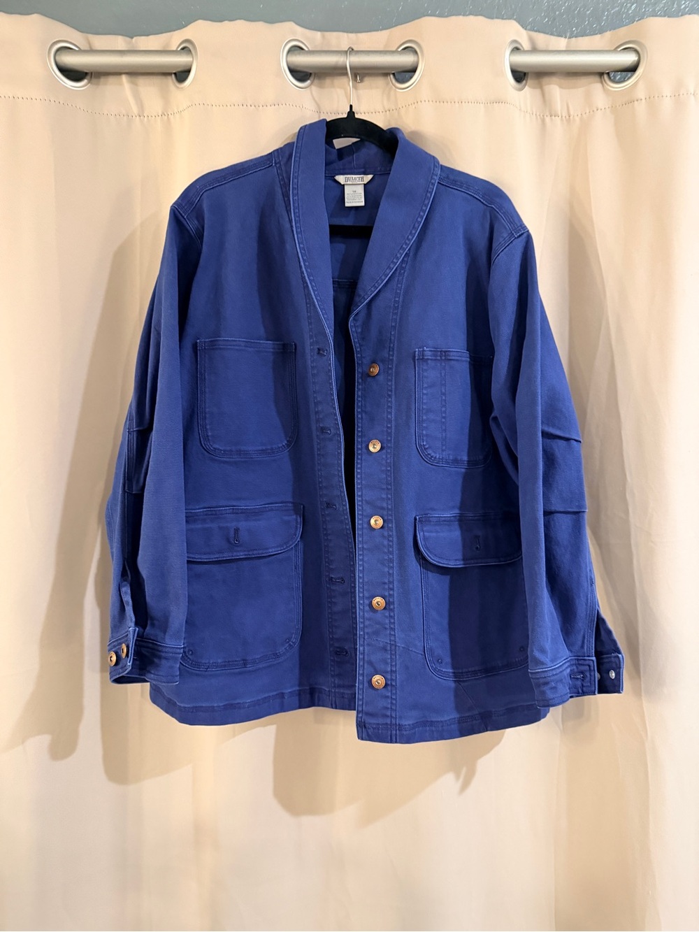 Duluth Blue Denim Button Front Jacket